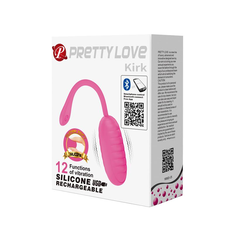Kirk Huevo Vibrador con APP Movil Silcona USB 14