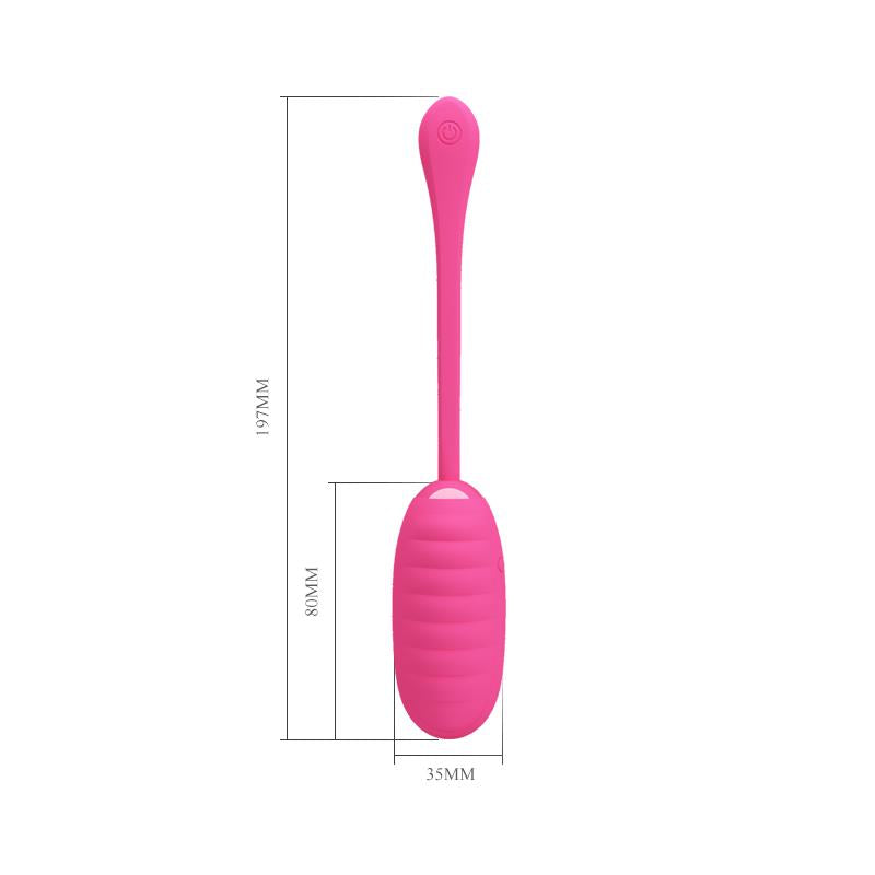 Kirk Huevo Vibrador con APP Movil Silcona USB 9