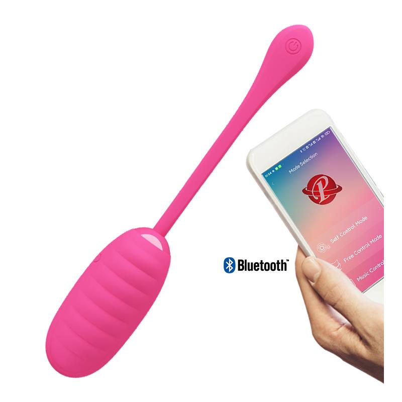 Kirk Huevo Vibrador con APP Movil Silcona USB 5