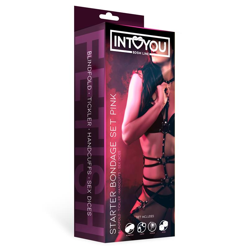 Kit de Bondage para Principiantes Starters 4 Piezas Rosa 2