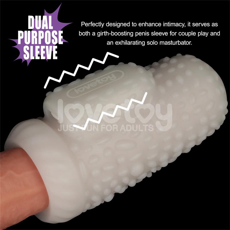 Knights Ring Funda para el Pene y Estimulador Drip