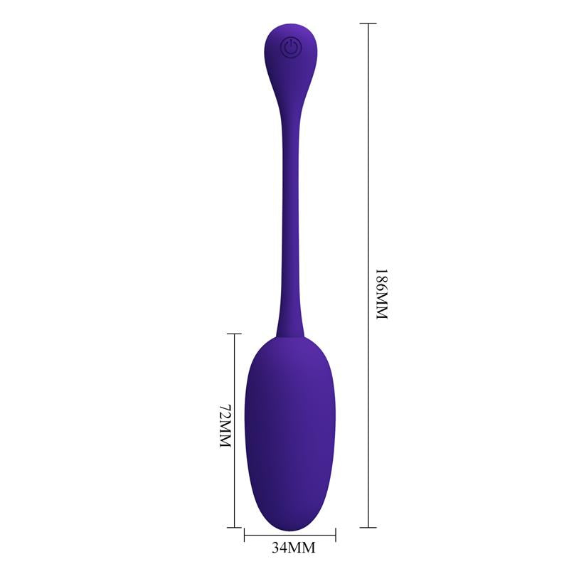 Knucker Huevo Vibrador Púrpura 10