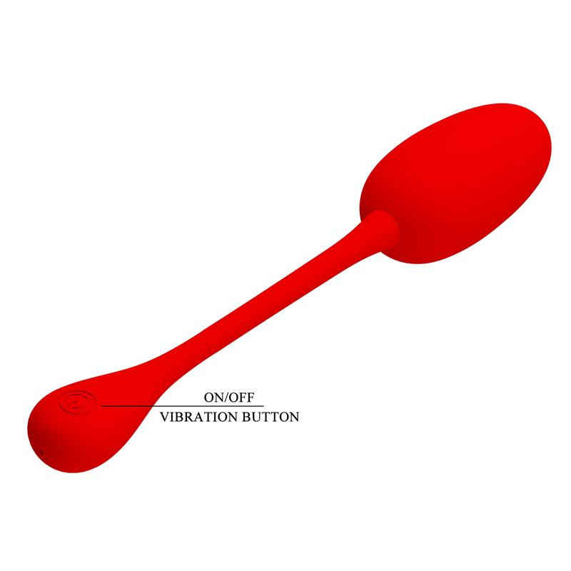 Knucker Huevo Vibrador Rojo 8