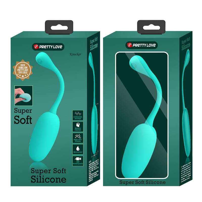 Knucker Huevo Vibrador Verde 11