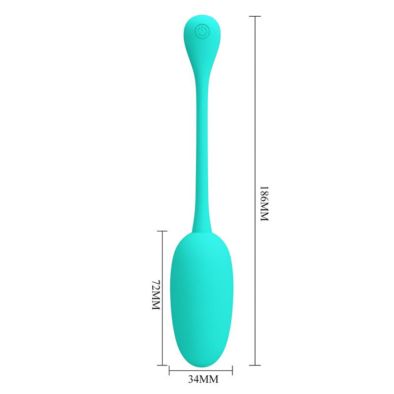 Knucker Huevo Vibrador Verde 10
