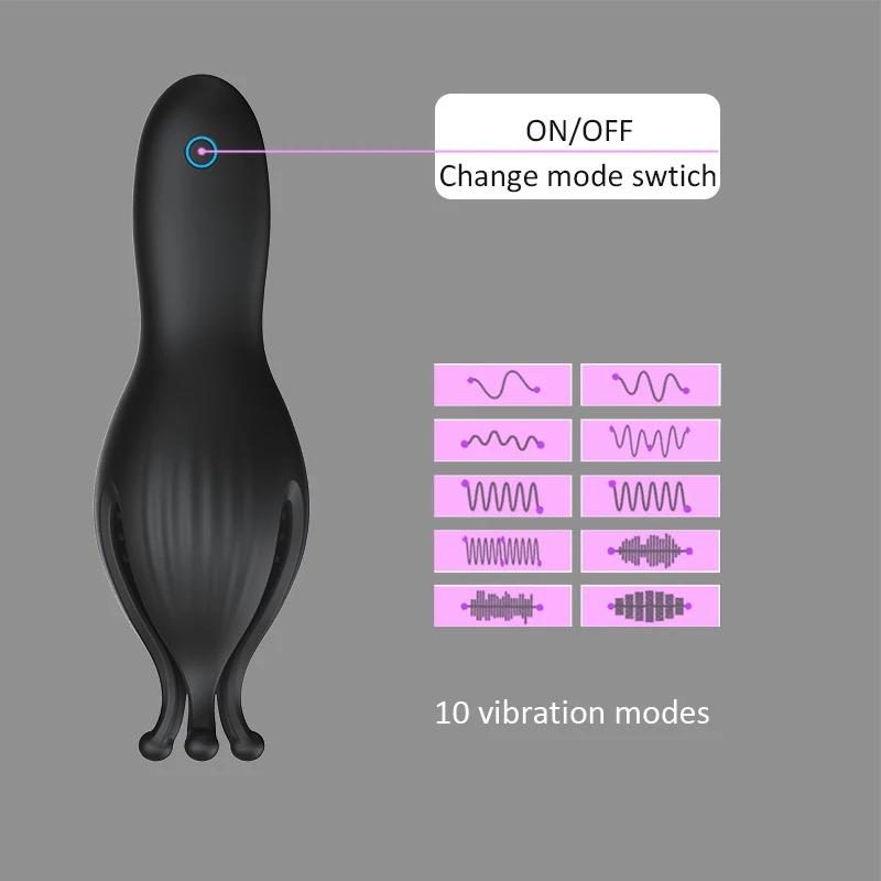 Krone Copa Masturbadora para el Pene Silicona USB 8