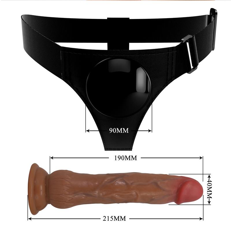 Kyton Arnés con Dildo Función Squirting