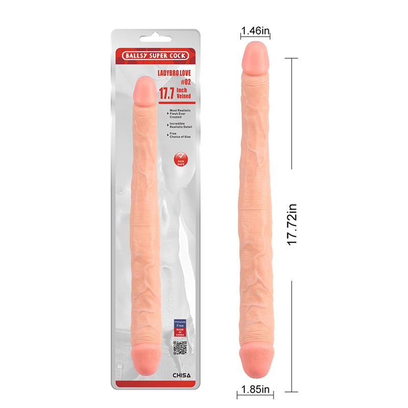Ladybro Love Dildo doble No. 02 17.7 - 45cm
