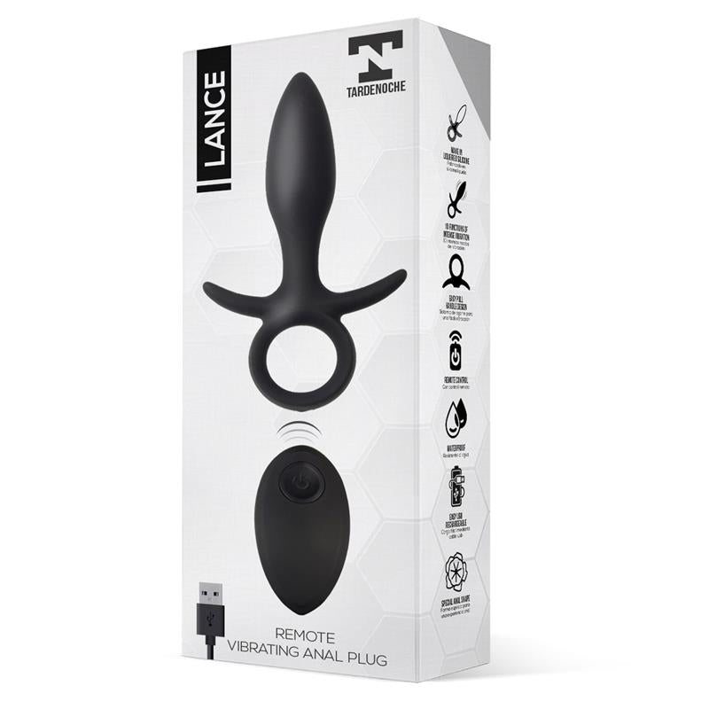 Lance Plug Anal Control Remoto Silicona Liquida USB 2