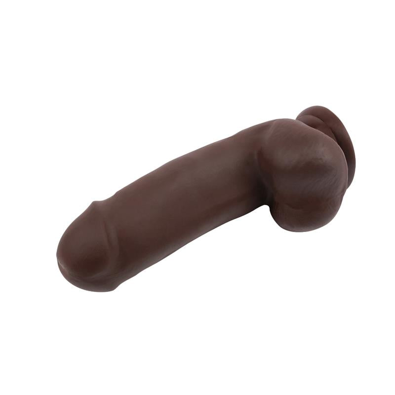 Lecher Dildo Dual Density Marrón 18cm
