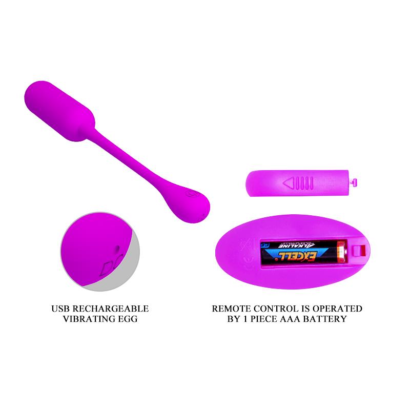 Lechies Huevo Vibrador con Control Remoto USB 5