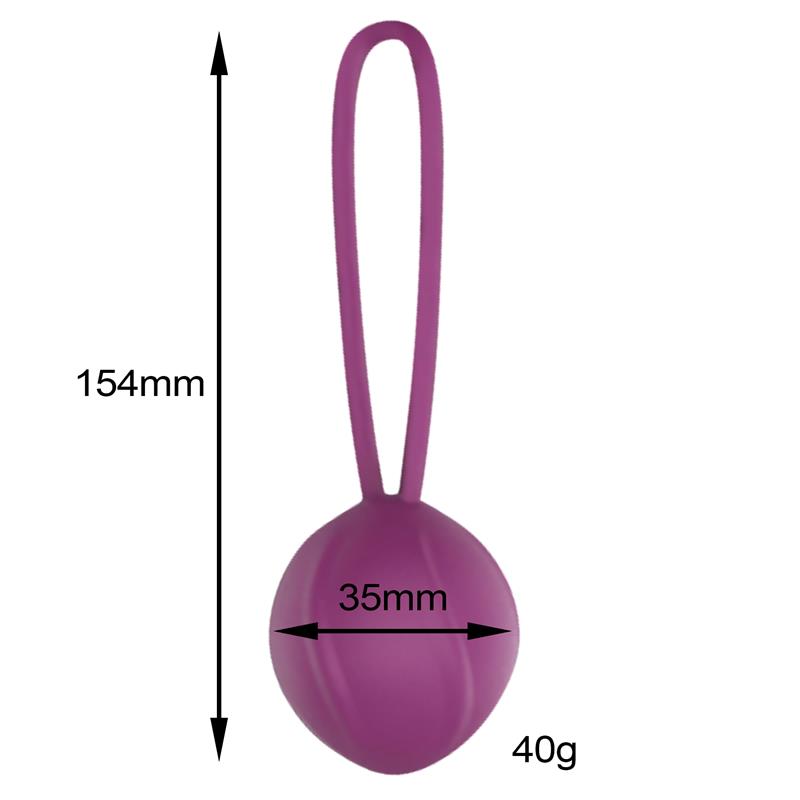 Leigh Bola Kegel Silicona Púrpura 3