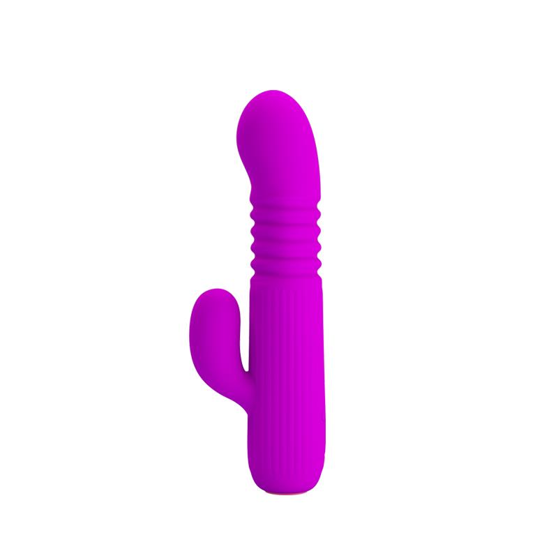 Leopold Vibrador con Función de Movimiento USB Silicona 2