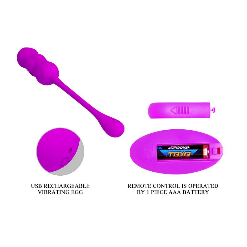 Leshy Huevo Vibrador con Control Remoto USB 5