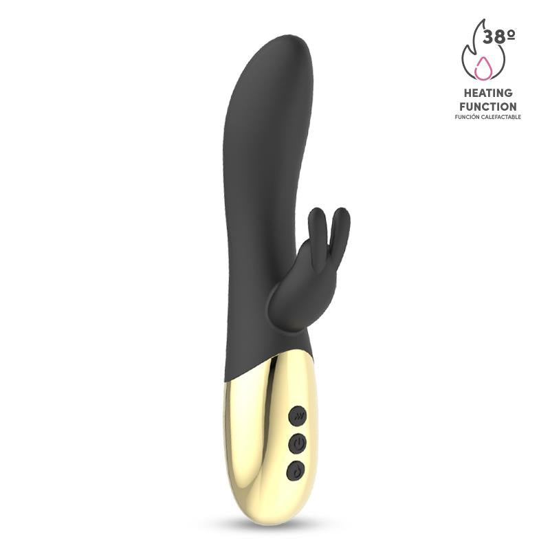 Leums Vibrador Rabbit con Función de Calor Punto G USB Magnético