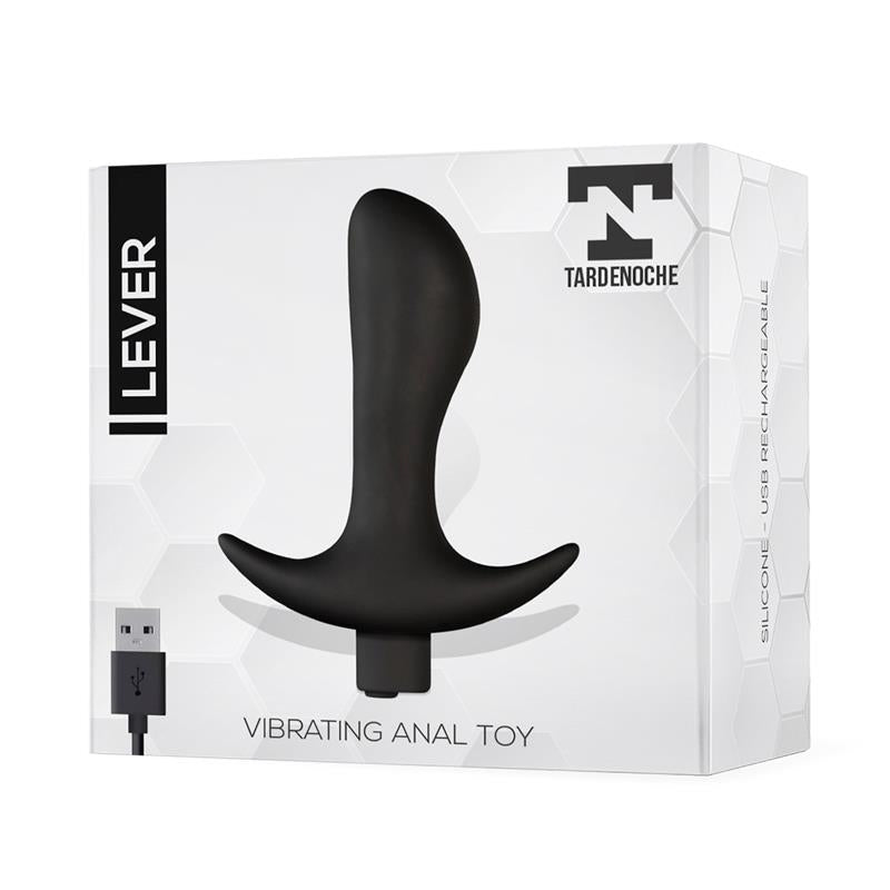 Lever Plug Anal con Vibración USB Silicona 5