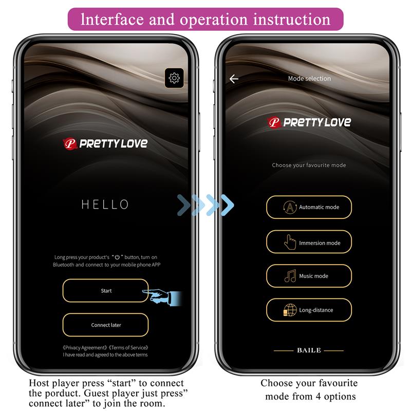 Leviathan Huevo Vibrador con APP