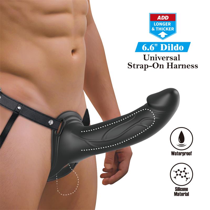 London Arnés Universal con Dildo Hueco 6.6
