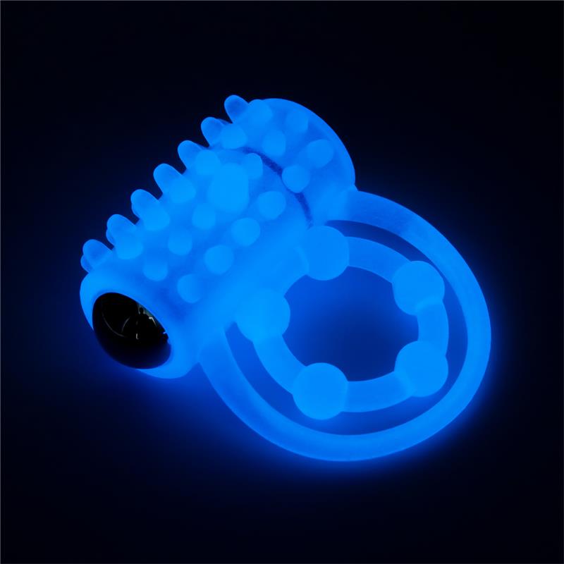 Lumino Play Anillo Vibrador Luz Azul 3