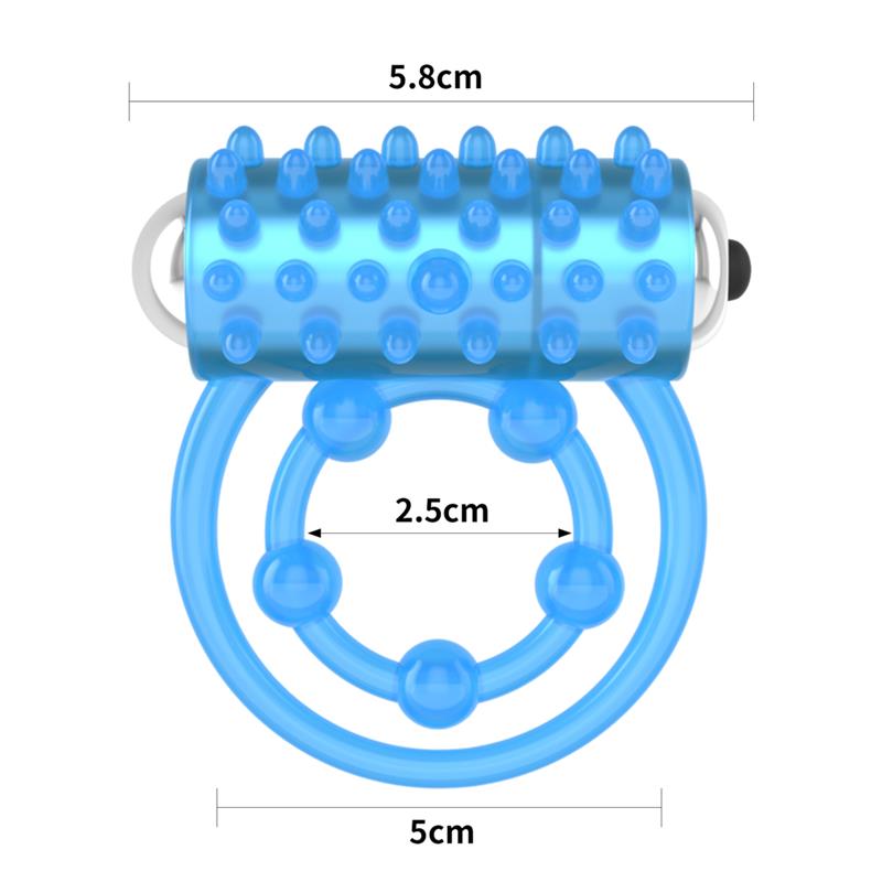 Lumino Play Anillo Vibrador Luz Azul 6