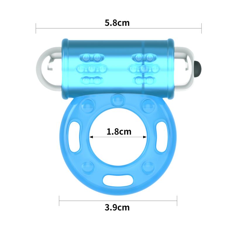 Lumino Play Anillo Vibrador Luz Azul 6