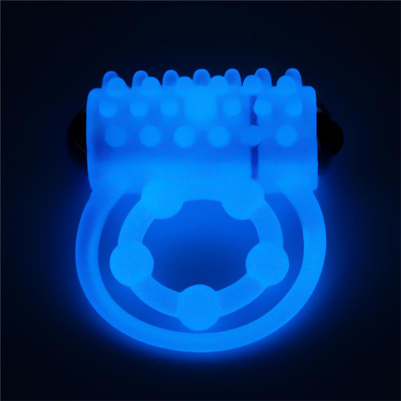 Lumino Play Anillo Vibrador Luz Azul 2