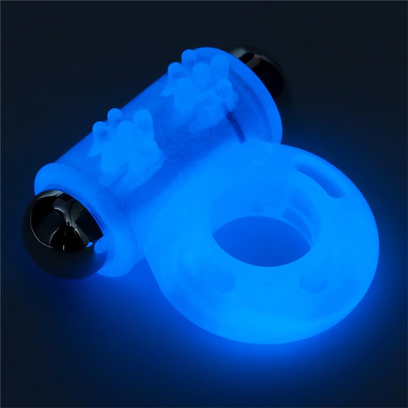 Lumino Play Anillo Vibrador Luz Azul 3