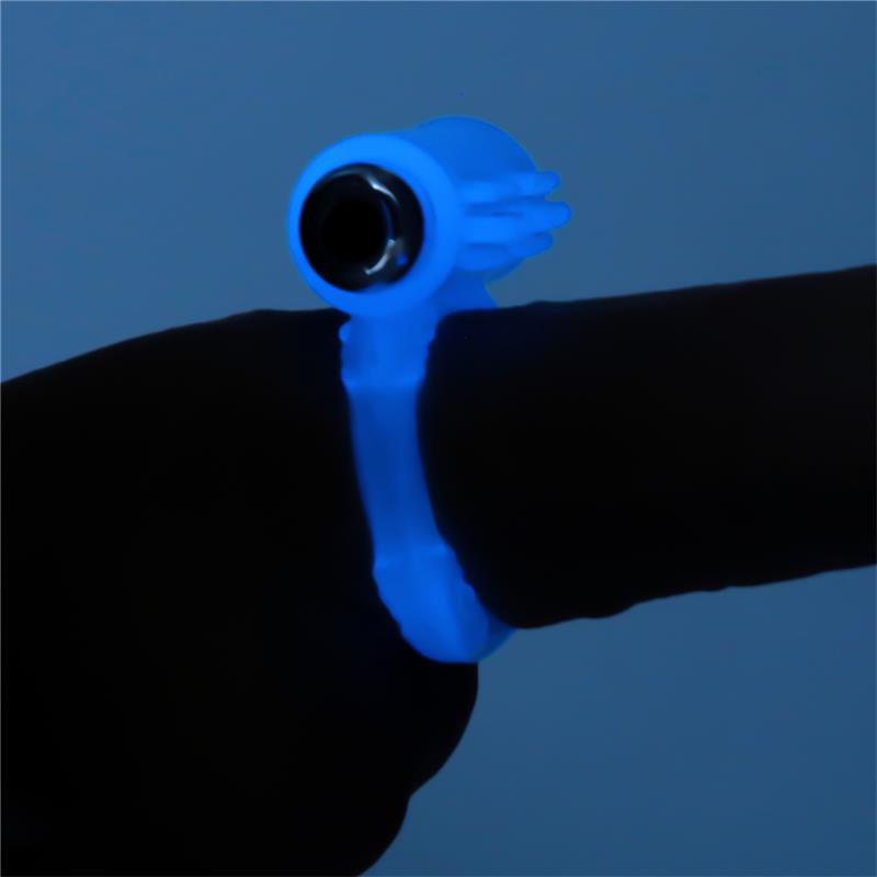 Lumino Play Anillo Vibrador Luz Azul 4