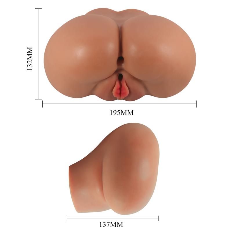 Luna Masturbador con Vibración Vagina y Ano