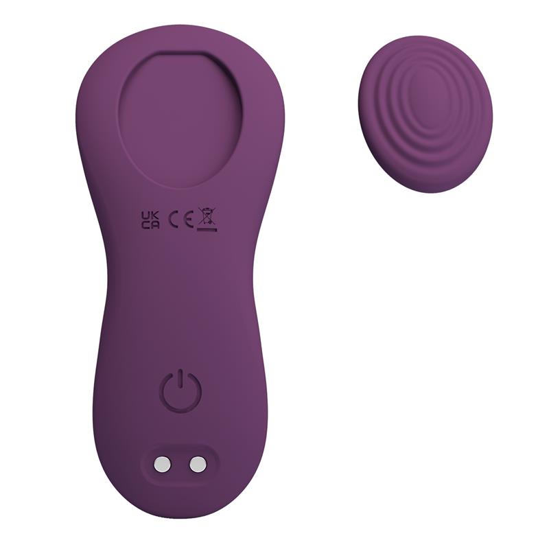 Mane Vibrador de Braguita con App Púrpura