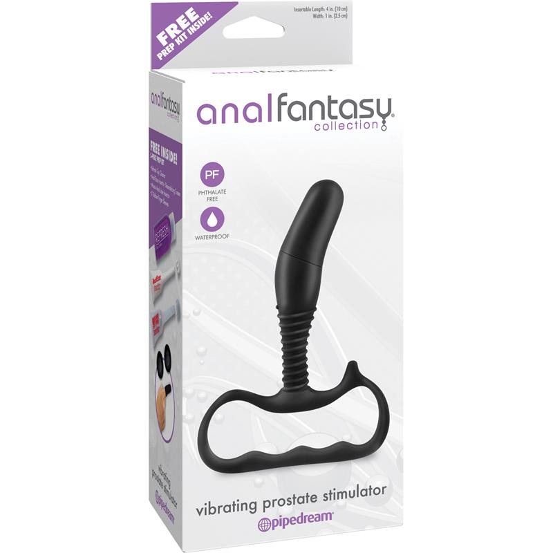 Masajeador de Próstata con Vibración Negro