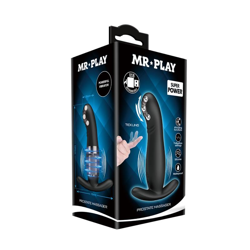 Masajeador Prostático con Vibración y Finger 10