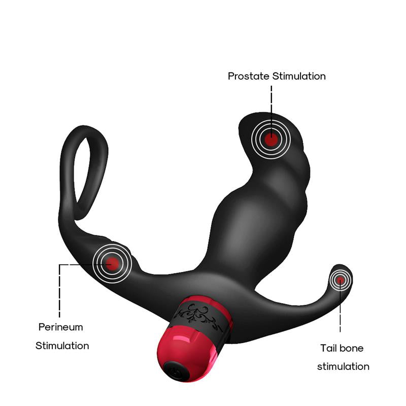 Masajeador Prostático y Plus Anal con Vibración 5