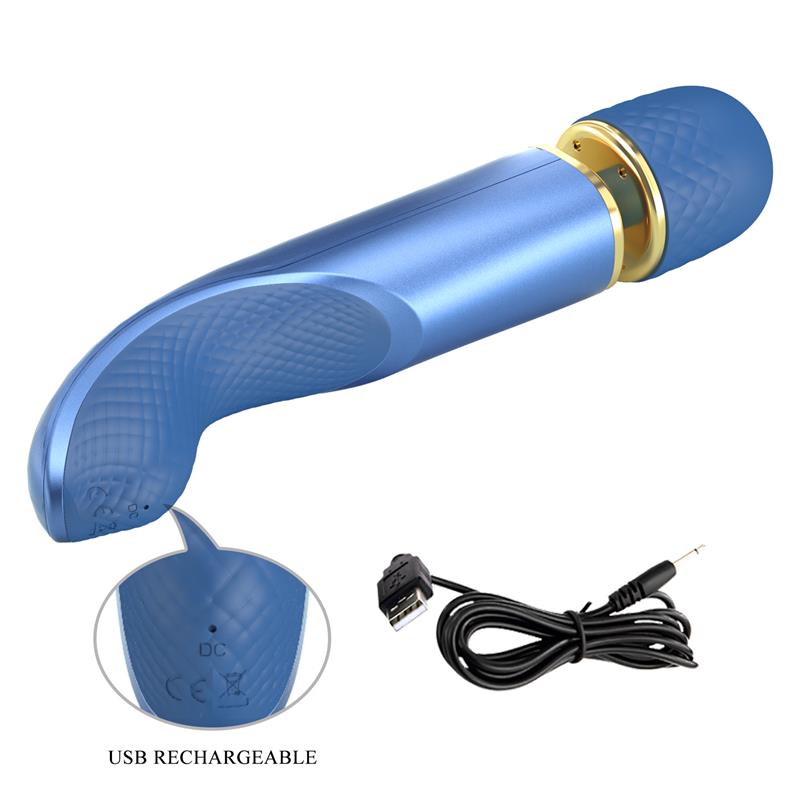 Masajeador USB Silicona Azul 9