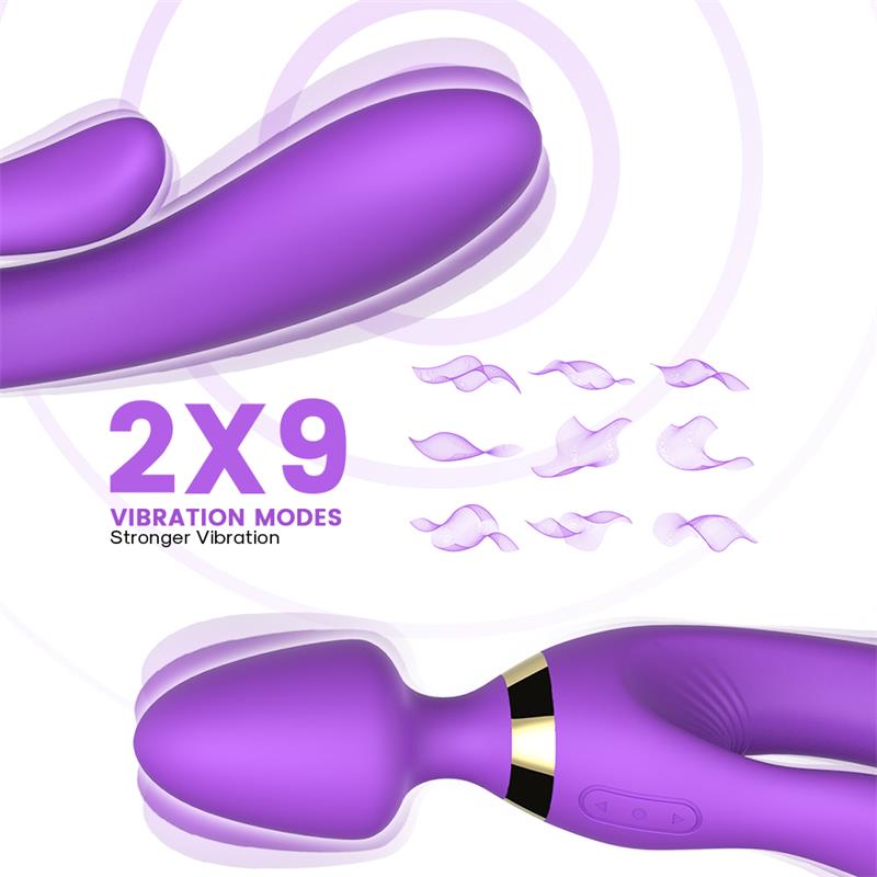 Masajeador y Vibrador Púrpura 4