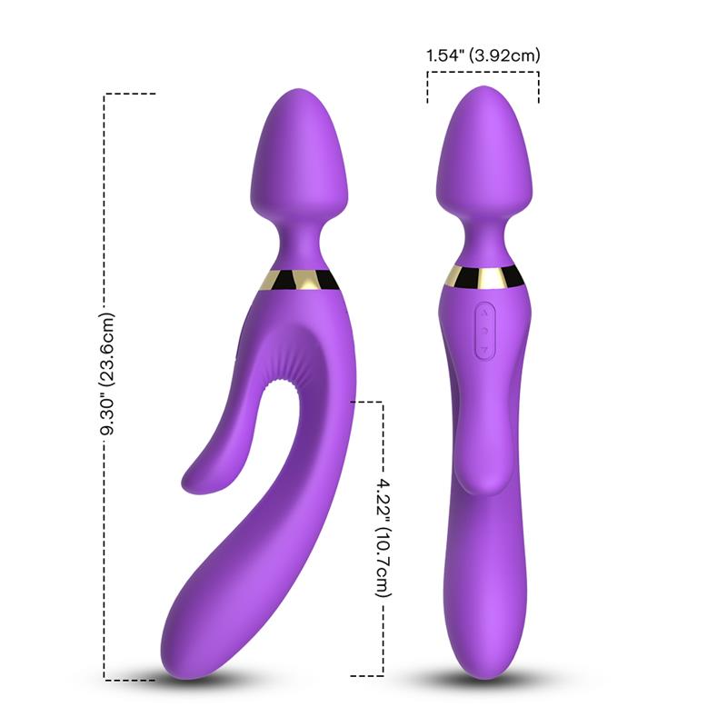 Masajeador y Vibrador Púrpura 9
