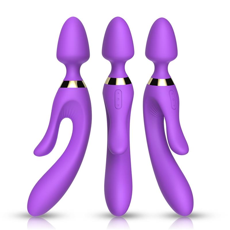 Masajeador y Vibrador Púrpura 2