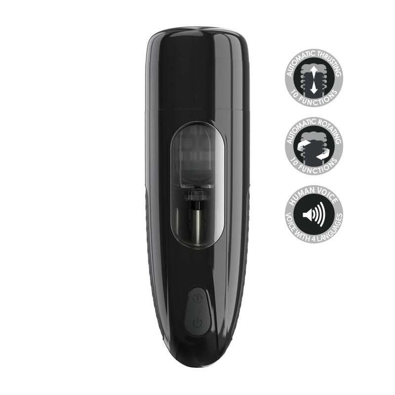 Masturbador Automático Marlos con Vibración y Movimiento USB 6
