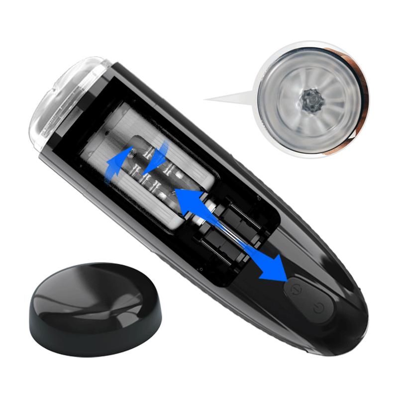 Masturbador Automático Marlos con Vibración y Movimiento USB 7