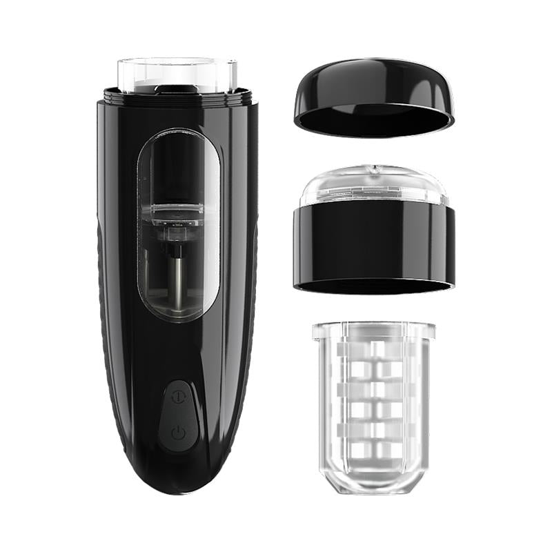 Masturbador Automático Marlos con Vibración y Movimiento USB 8