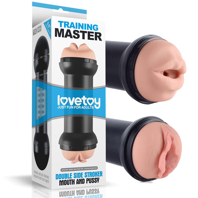 Masturbador Doble Training Master Vagina y Boca 7