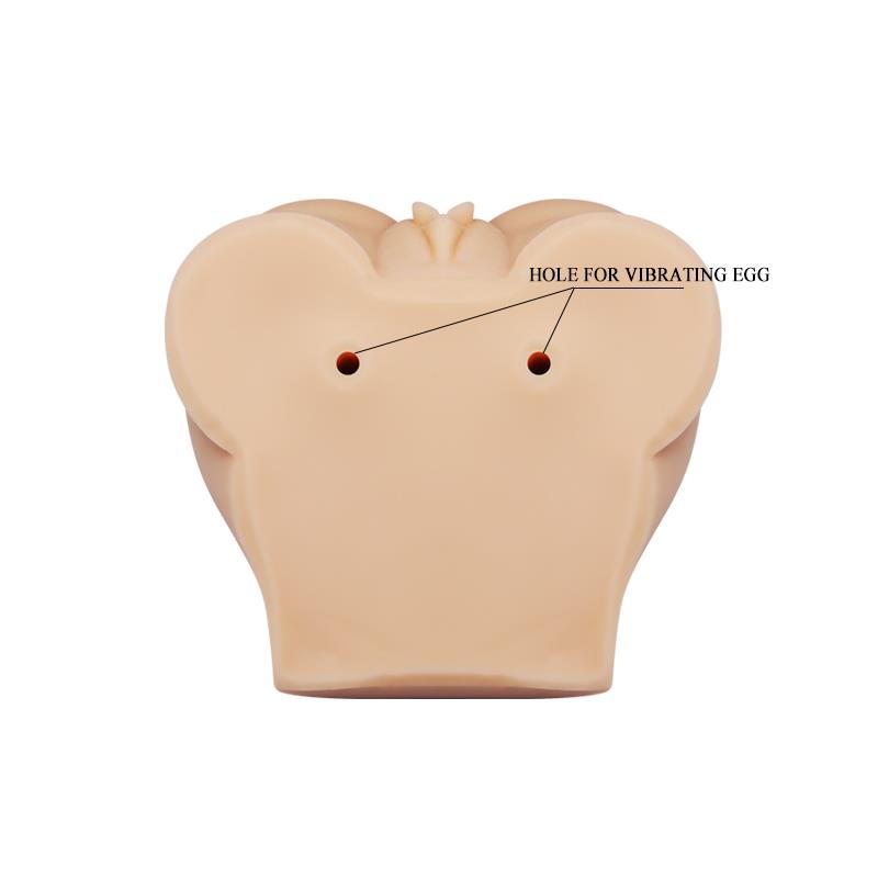 Masturbador Doble Vagina y Ano con Vibración