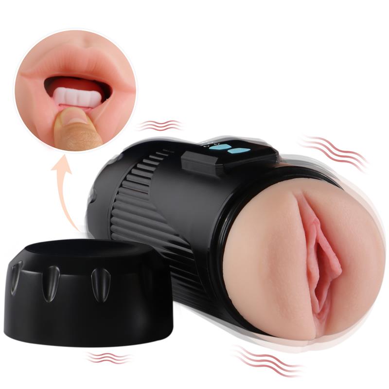 Masturbador Doble Vagina y Boca Kay 2