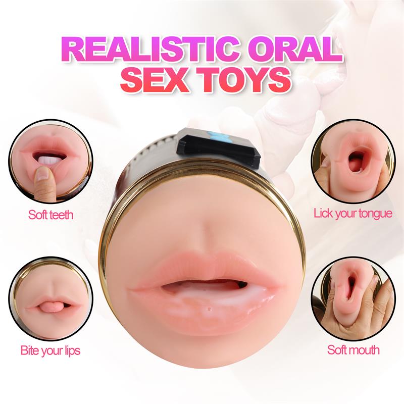 Masturbador Doble Vagina y Boca Kay 4