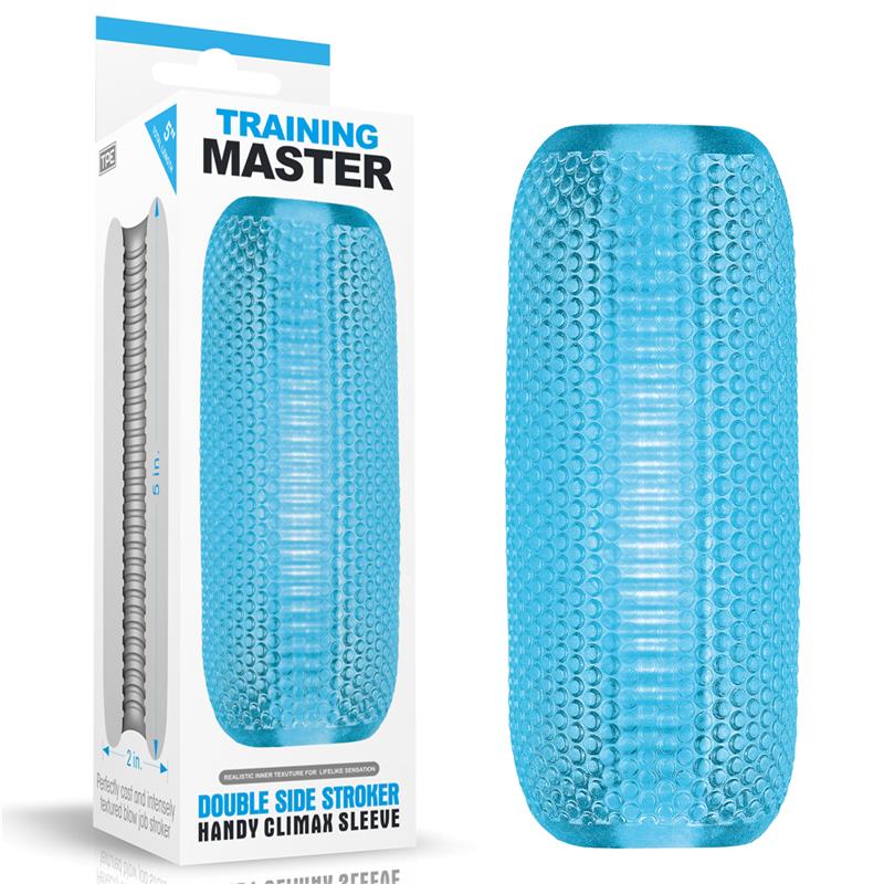 Masturbador Double Side Stroker Azul 6