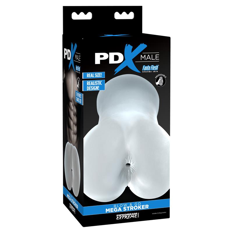 Masturbador Male Blow and Go Mega Transparente