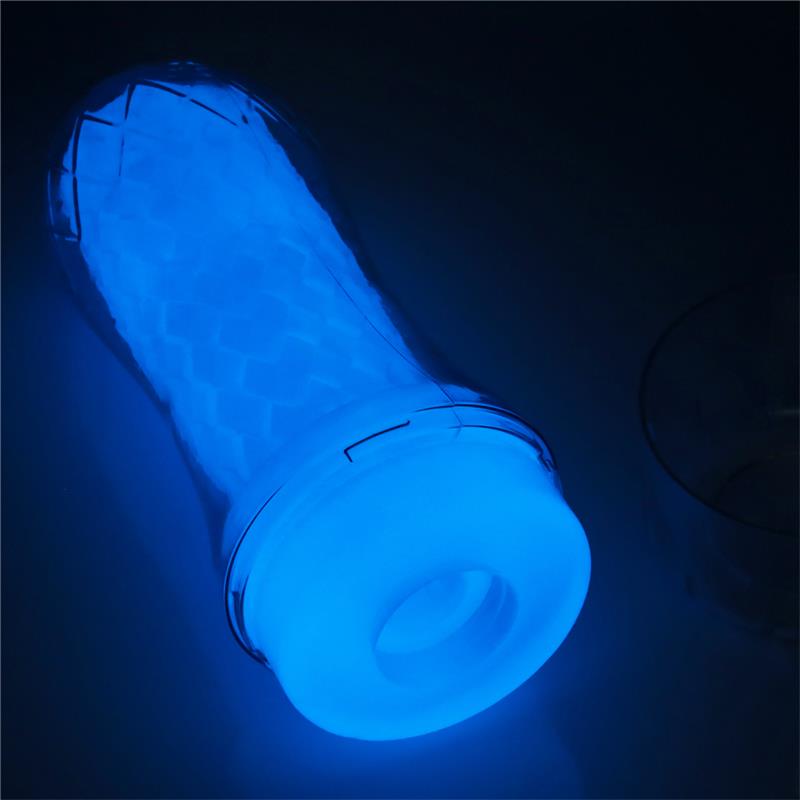 Masturbador Masculino Lumino Luz Azul 2