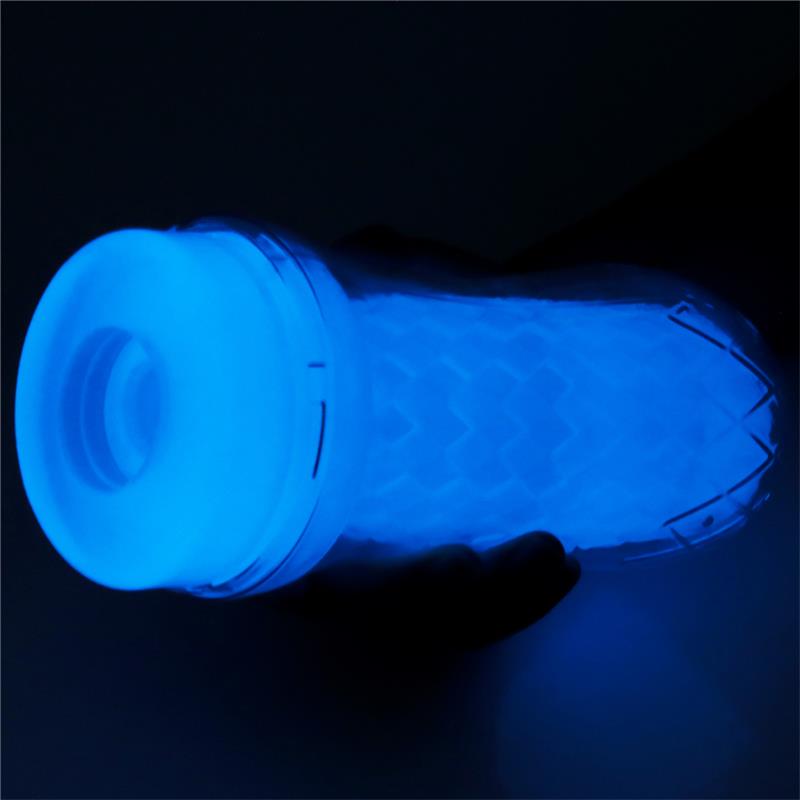 Masturbador Masculino Lumino Luz Azul 5