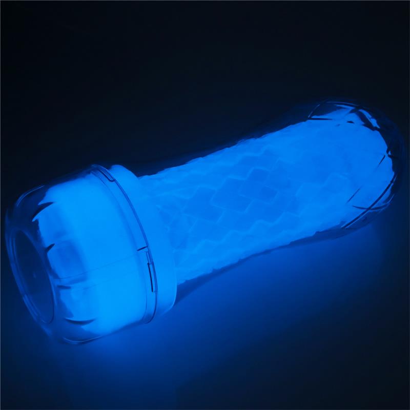 Masturbador Masculino Lumino Luz Azul 3