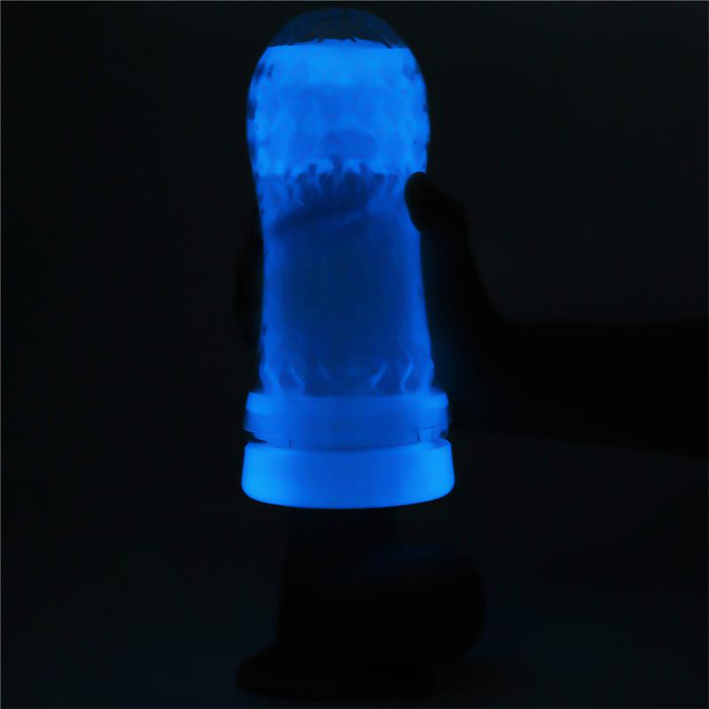 Masturbador Masculino Lumino Luz Azul 7